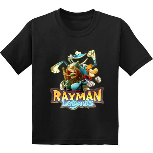 Rayman Legends Adventures Print Funny Kids T shirt Cartoon Children Clothes Summer Toddler Baby Boys Girls Short Sleeve T-Shirt