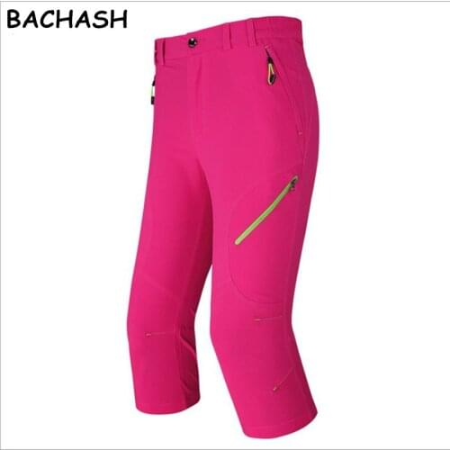 BACHASH Womens Compression Tights 3/4 Pants Casual Brand Waterproof Clothing Pantalon Femme M-5XL New Export For Women Men
