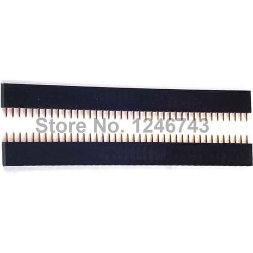 10PCS 1x40 Pin 2.54 mm Single Row Female Pin Headerv