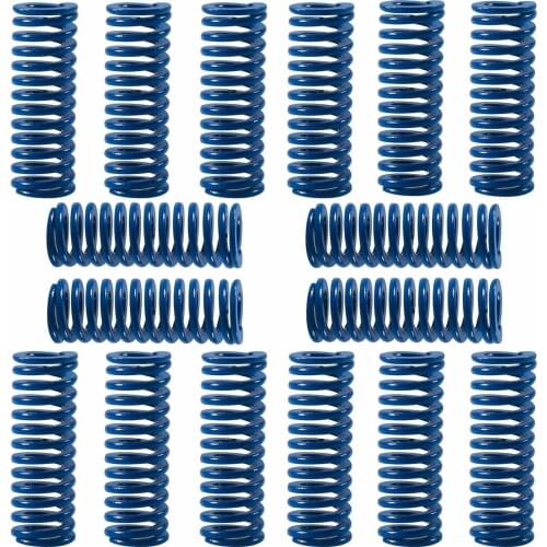 16Pcs Extruder Strong Spring 8mm OD 25mm in Length 4mm ID Hot Bed Glass Platform Leveling Spring 3D Printer Accessories Spring