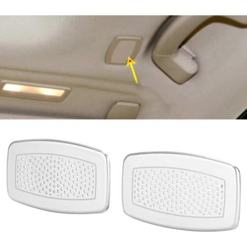 2pcs Car Inner Top Roof Ceiling Speaker Grill Cover Trim Replacement for 7 Series F01 F02 F03 F04 2009-2014