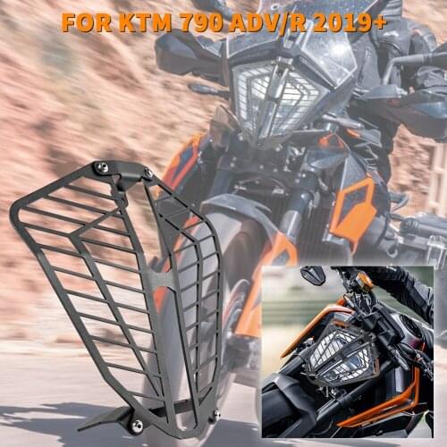 Motorcycle Accesorios Headlight Guard Protector Grille Grill Cover For KTM 790 ADV Adventure R S 2019 2020 2021 Phare de Grille