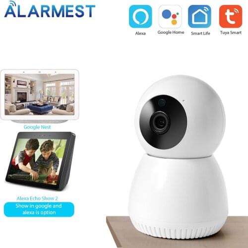 ALARMEST Tuya Smart 2MP WiFi IP Camera 1080P Home Security WiFi Tuya Camera Google/Alexa Powered by Tuya