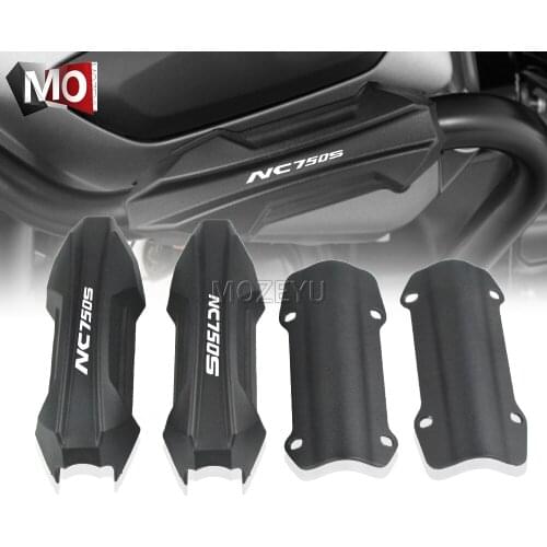 Motorcycle Crash Bar Bumper Engine Guard Protector Decorative Block 25mm For HONDA NC750S NC 750 S 750S NC750 S Crash Bar Bumper
