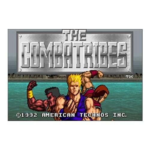 Combatribes, The 16 bit Big Gray Game Card For NTSC Game Player Drop Shipping