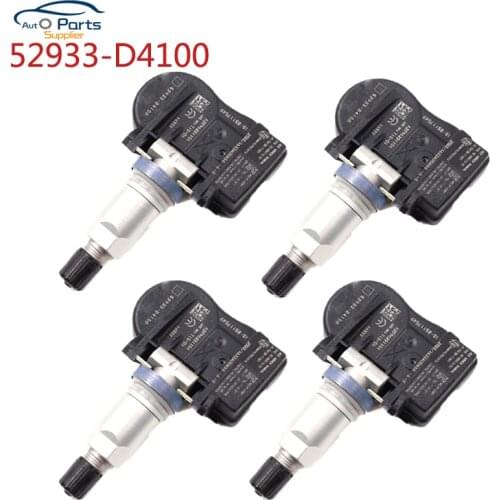 4pcs 52933-D4100 433MHZ TPMS Tire Pressure Monitoring Sensor For Hyundai Kia NIRO Optima Sportage Sorento 52933D4100