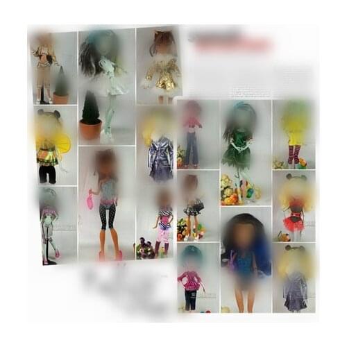 Quality Monstering High Doll Dressing Soft Casual Wear Handmade Clothes Outfit Doll Clothing Set Girl Playing House Toys