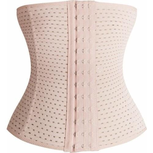 Women Waist Trainer Body Shaper Cinchers Thin Shapers Slimming Belt Corset Girdle Shaping Bodysuit Hollow Out Women Underwear