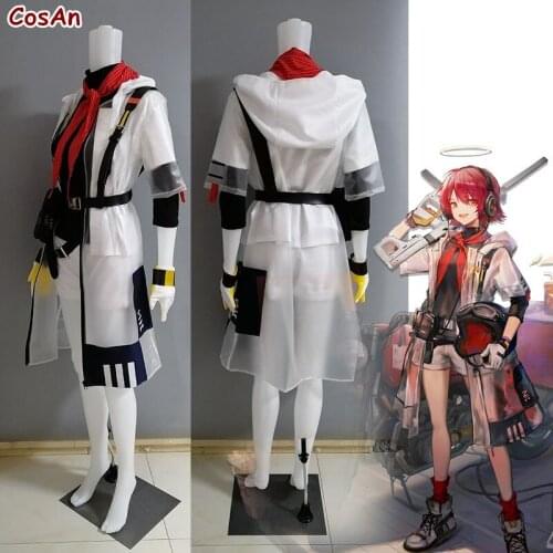 Hot Game Arknights Exusiai Cosplay Costume RHODES ISLAND Cute Urban Rider Uniform Activity Party Role Play Clothing Custom-Make