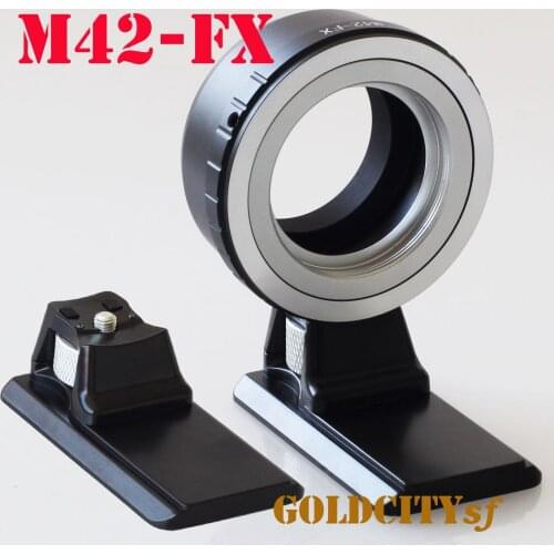 M42-fx adapter ring with Tripod Stand for m42 42mm lens to Fujifilm fuji FX X-E2/X-E1/Xt100/X100t/X-A2/X-A3/Xt20 xpro2 camera