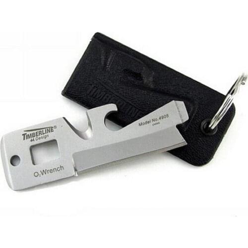 5-in-1 mini Multitool Camping Tool Multifunction Survival Knife Belt Rope Cutter Opener Screwdriver Portable Keychain Tool