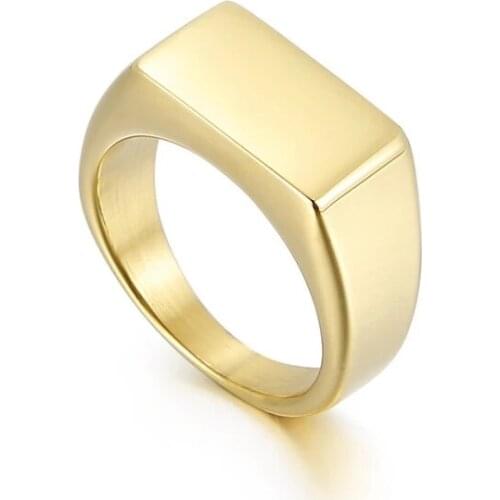 Stainless steel mens personality domineering fashion glossy titanium steel ring creative charm titanium steel ring