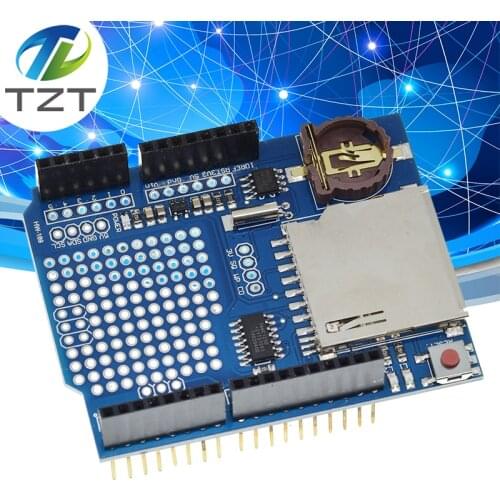 New Logging Recorder Data Logger Module Shield V1.0 for Arduino UNO SD Card Hot data acquisition module