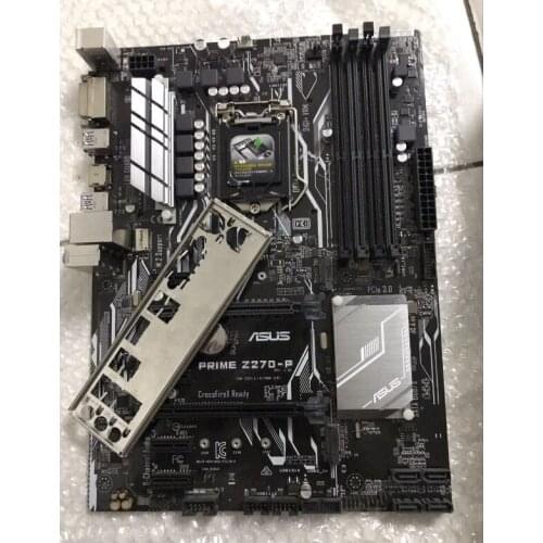 Original motherboard for ASUS PRIME Z270-P DDR4 LGA 1151 64GB DVI HDMI Z170 Desktop motherborad