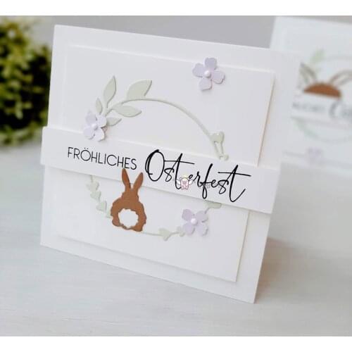 Easter rabbit bunny metal Cutting Dies Stencils DIY Scrapbooking Paper/photo Cards Embossing Dies