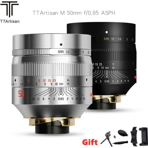 TTArtisan Profession 50mm F0.95 Full Fame Cameras Lens Manual Focus For Leica M-Mount Like Leica M-M M240 M3 M6 M7 M8 M9 M9p M10
