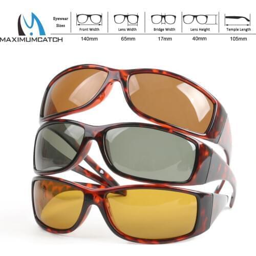 Maximumcatch Tortoise Frame Fly Fishing Polarized Sunglasses Brown Yellow And Gray To Choose Fishing Sunglasses