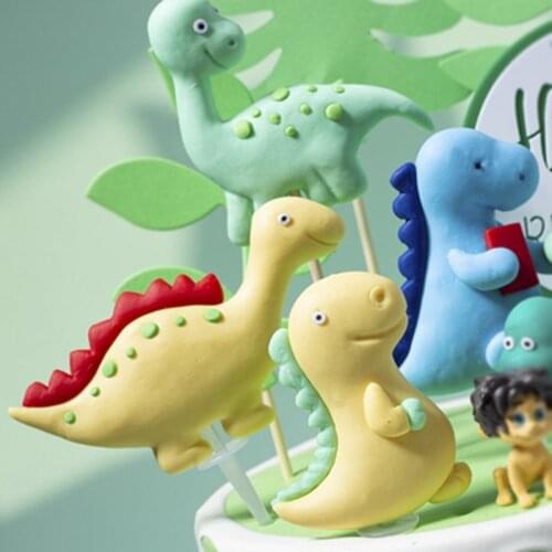 Dinosaur Theme Parti Cake Toppers Jungle Safari Birthday Party 1st Birthday Party Boys Jurassic World Party Baby Shower Decor