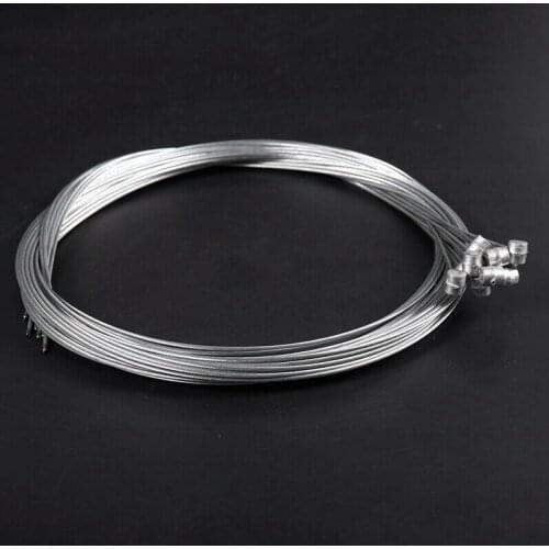 10 pcs Universal Bicycle Brake Inner Cable Front And Rear Mountain Bike Accessories Lithium Battery Brake Wire Core Disc Brakes