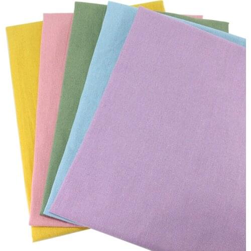 50*150cm Solid Color Flax cotton Linen Cloth Slub Soft Fabric Diy Dress Robes Cross Stich Clothing Handmade Sewing Supplies