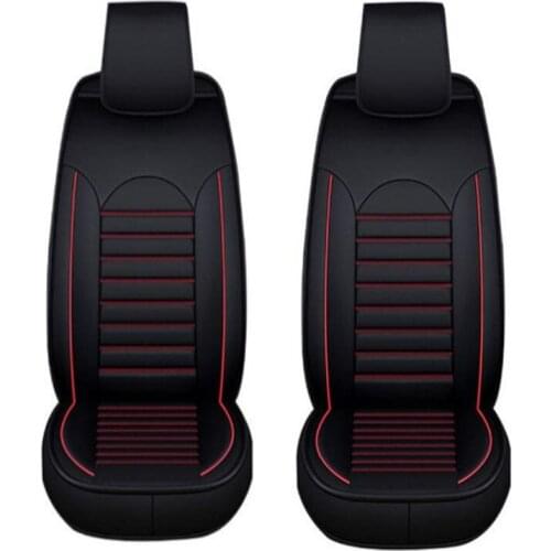 Front Car Seat Covers Fashion Style High Back Bucket Car Seat Cover Auto Interior Car Seat Protector 2PCS For toyota