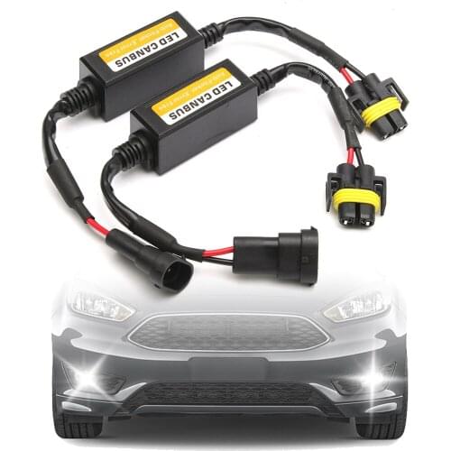 2PCS H8/ H11 Canbus Wiring Decoder Adapter Anti Hyper Blink Flash Error Cancel Canbus Headlight LED Headlight Canceller Decoder