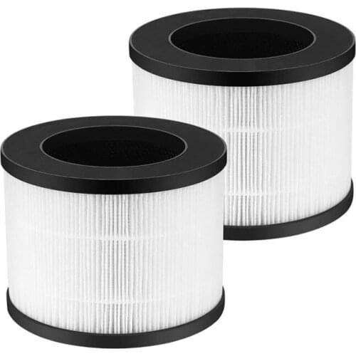 2 Pcs HEPA Replacement Filter for Medify MA-18 Air Purifier and Miko Air Purifier,True HEPA and Activated Carbon Filter