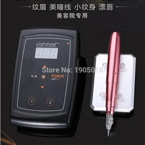 Intelligent Tattoo machine Semi-permanent machine eyebrow / eye line / lip/small tattoo Korean style electric Split machine kit