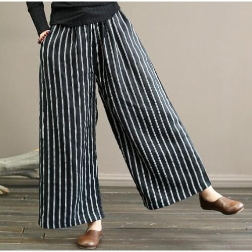 2020 original design loose big yards linen leisure harem pants YLO17502-29