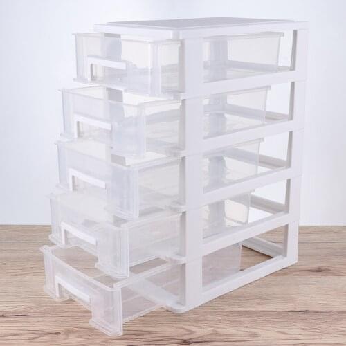 Multifunctional Five-layer Storage Cabinet Drawer Type Closet Portable Dustproof Storage Case Organizer Sundries Holder