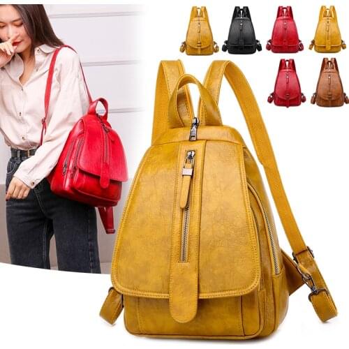 3 in1 Fashion Women Backpack Rainbow Print Leather Chest Bags for Women 2020 New School Bags for Girls Bagpack Mochila Sac a Dos