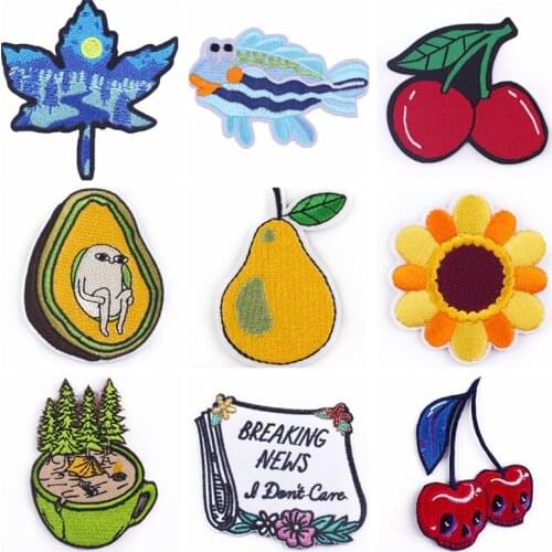 Embroidered Patches Applique On Clothes Stickers For Clothes Badges For Clothes Patches For Clothing Kids DIY Handmade Appliques