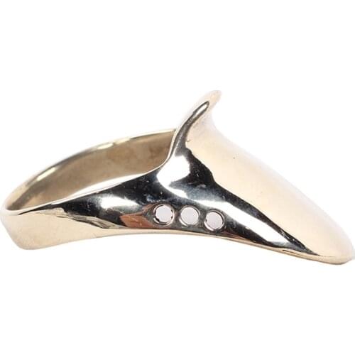 Hunting Finger Protector Archery Thumb Ring for Compound Bow Outdoor Practice Brass Wrist Bow and Arrow