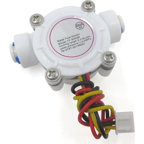 1/4" / 3/8" PE Pipe Water Flow Sensor Switch For Water Dispenser Coffee Machine Hall