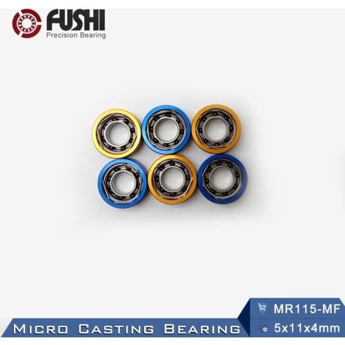 MR115-MF Micro Casting Bearing 5x11x4 mm ( 1 PC ) Use For Spinning Reel Water Wheel Bearings MR115 Drum Bearing
