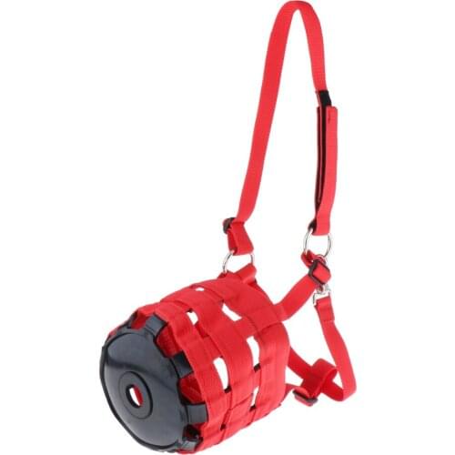 Halter Easy Breathe Poly Nylon Grazing Horse Muzzle, Replacement Grazing Muzzle, Optional Sizes