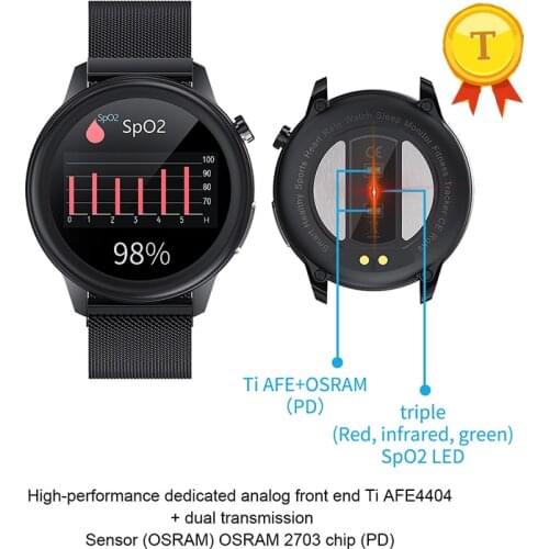 Full Touch Screen ECG PPG Smart Watch man woman Blood Pressure Fitness Tracker body Temperature spo2Smartwatch Heart Rate