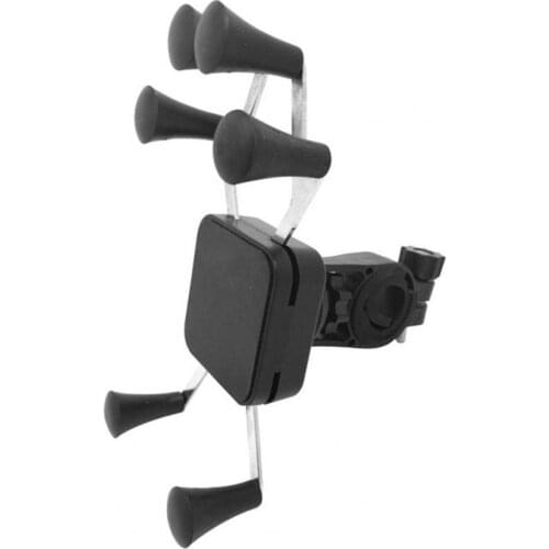 Portable Adjustable 6-Claw Handlebar Mobile Phone Bracket Cellphone Mount Holder for Bicycle Motorcycle Electric Vehicle