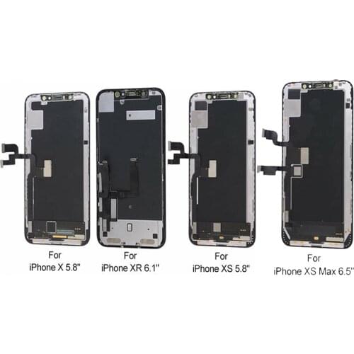 100% Tested LCD For iPhone XS MAX XR LCD Display Touch Screen Assembly Digitizer For iPhone 11 Pro MAX LCD Replacement