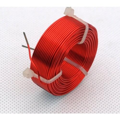 1pcs 0.8mm 1.9mH-3.5mH Audio Amplifier Speaker Crossover Inductor 4N Oxygen-Free Copper Wire Coil #Red