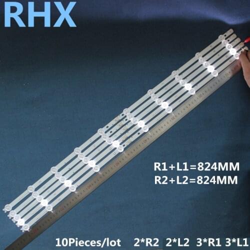 10 PCS/set LED backlight strip for LG 42LA620S 42LN570S 6916L-1214A 6916L-1215A 6916L-1216A 6916L-1217A 100%NEW