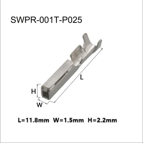 1000PCS JST SWPT/SWPR-001T-P025 needle file feMale terminal Pin car wire connector terminal Plugs socket DJ624Y-0.6A