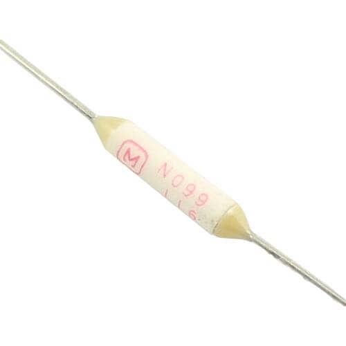 5pcs Thermal Fuse 102 Celsius Degree 2A 250V N098 N099 Micro 125VAC 3A, 50VDC 4A CTO Links Axial Cutoff EYP2BN098 EYP2BN099
