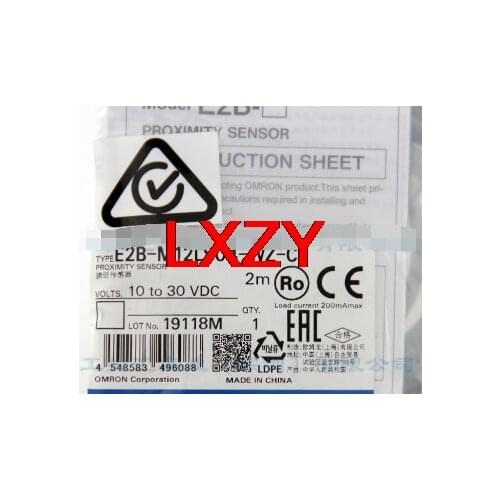 Free Shipping 2pcs/lot new Switch E2B-M12LS04-WZ-C1 inductive sensor three line NPN often open