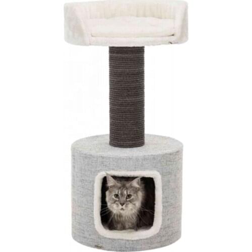 15cm Black Natural Sisal Post Cat Scratcher Tree Climber Scratching Post Pet Supplies