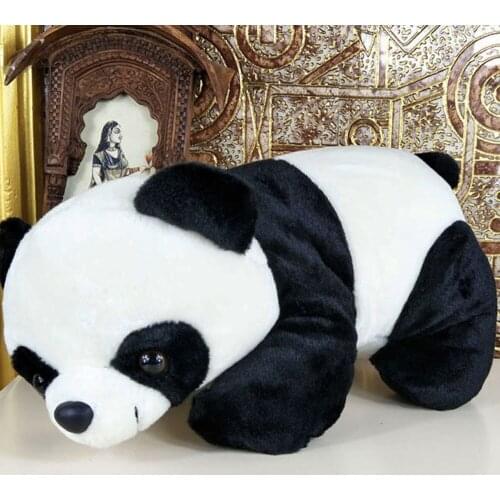 White black panda Children plush toy panda animal birthday gift kids baby stuffed toy
