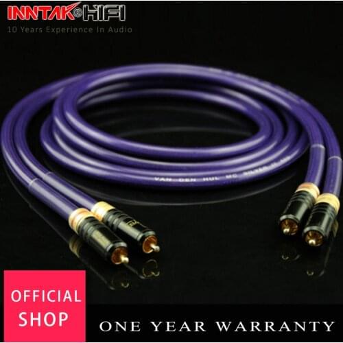 Hifi Fever IT65G silver plated RCA Audio Cable Hi-end CD Amplifier Interconnect 2RCA to 2RCA Male Audio Cable NO1027