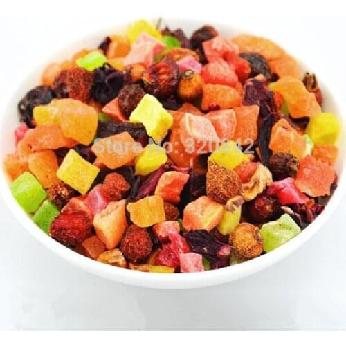 China Natural Wild Green Organic Fruit and Roselle flower tea Chinese Fruits and Roselle flowers tea Health care lose weight tea