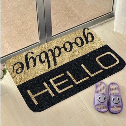 Welcome Mat 1pcs Entrance Anti-Slip Mat Hallway 6 Patterns Printed Carpet For Room Bedroom Home Kitchen Doormat Art Pad
