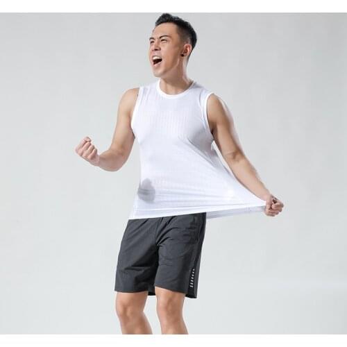 WWKK 2020 Summer New fashion Gym Men Muscle Sleeveless Shirt Tank Top Bodybuilding Sport Fitness shirt Workout Quick-drying Vest